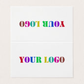 Aangepaste Logo Je Visitekaartje promoveren (Buitenkant ongevouwen)