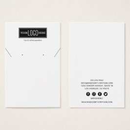 Aangepaste Logo juwelen | Ketting Visitekaartje