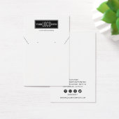 Aangepaste Logo juwelen | Ketting Visitekaartje (Bureau)