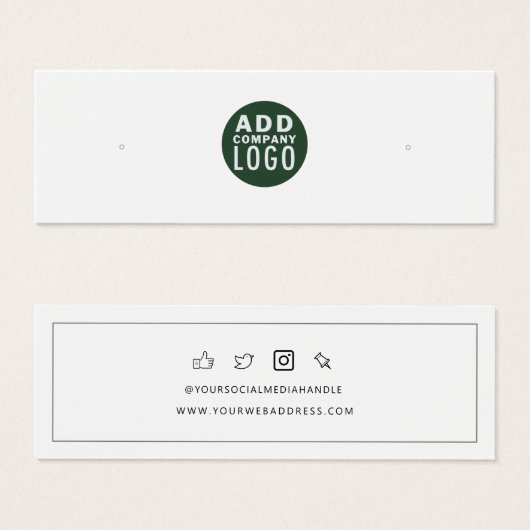 Aangepaste Logo-kaart voor behalen van beeldscherm Mini Visitekaartjes (Voorkant /achterkant)