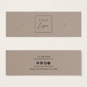 Aangepaste Logo: Kaart voor Hoops Studs verdienen (Voorkant /achterkant)