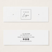 Aangepaste Logo: Kaart voor Hoops Studs verdienen (Voorkant /achterkant)