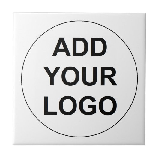 Aangepaste Logo keramische tapijten Tegeltje (Voorkant)