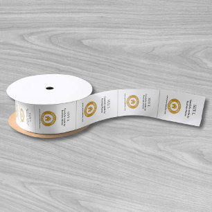 Aangepaste logo kleding kledingstuk productlabels satijnen lint