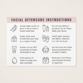 Aangepaste Logo kleuren Kaart voor gezichtsstoorni (Achterkant)