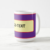 Aangepaste logo kleurmix koffiemok (Voorkant rechts)