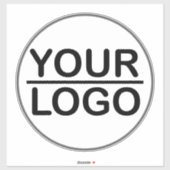 Aangepaste logo koffer zakelijke sticker (Vel)