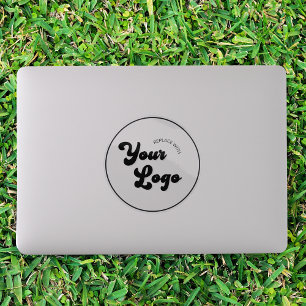 Aangepaste Logo-laptop voor bedrijven rond de rond Sticker