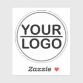 Aangepaste logo laptop zakelijke sticker (Vel)