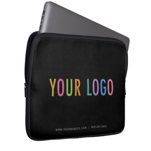 Aangepaste Logo laptophoes van 10-inch 13-inch 15- Laptop Sleeve (Voorkant Rechts)