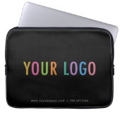 Aangepaste Logo laptophoes van 10-inch 13-inch 15- Laptop Sleeve (Voorkant)