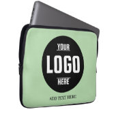 Aangepaste Logo-laptophoes van neopreen – 13 inch Laptop Sleeve (Voorkant Rechts)