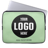 Aangepaste Logo-laptophoes van neopreen – 13 inch Laptop Sleeve (Voorkant)