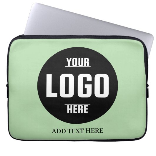 Aangepaste Logo-laptophoes van neopreen – 13 inch Laptop Sleeve (Voorkant)