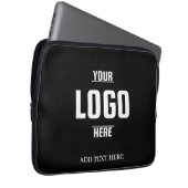 Aangepaste Logo-laptophoes van neopreen – 13 inch Laptop Sleeve (Voorkant Rechts)