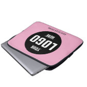 Aangepaste Logo-laptophoes van neopreen – 13 inch Laptop Sleeve (Voorkant onderkant)