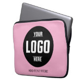 Aangepaste Logo-laptophoes van neopreen – 13 inch Laptop Sleeve (Voorkant Links)