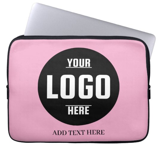 Aangepaste Logo-laptophoes van neopreen – 13 inch Laptop Sleeve (Voorkant)