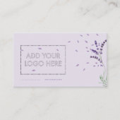 Aangepaste logo Lavender Visitekaartje (Voorkant)