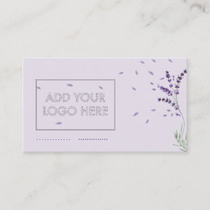 Aangepaste logo Lavender Visitekaartje