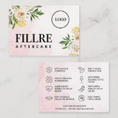 Aangepaste Logo lente-nazorgkaart Visitekaartje (Voorkant / Achterkant)