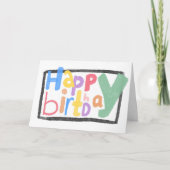 Aangepaste Logo Leuk Schattige Kleurrijke Zakelijk Kaart (Voorkant)