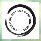 Aangepaste Logo magneet Raamsticker (Vel 3)