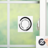 Aangepaste Logo magneet Raamsticker (Huis)