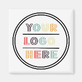 Aangepaste Logo-magneten voor zakelijke marketing Magneet (Voorkant)