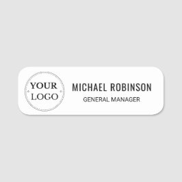 Aangepaste Logo Magnetische of veiligheidspeld voo Naamplaatje