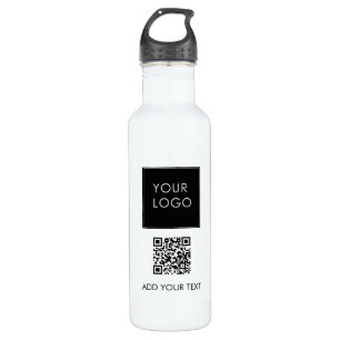 Aangepaste Logo Marketing Bedrijf QR Code Waterfles