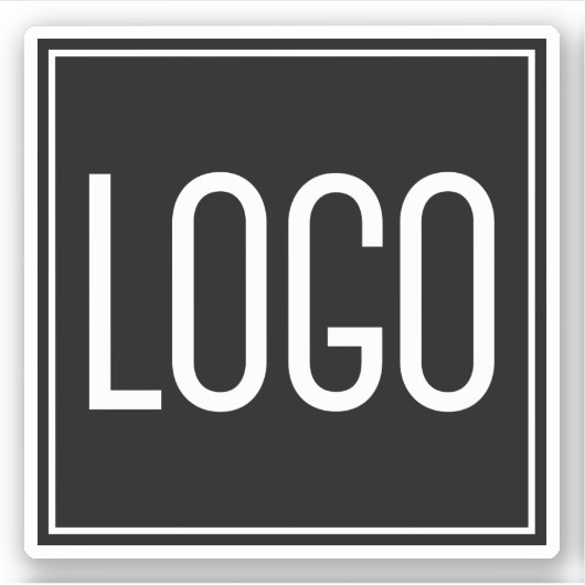 Aangepaste Logo-marketing Sticker (Voorkant)