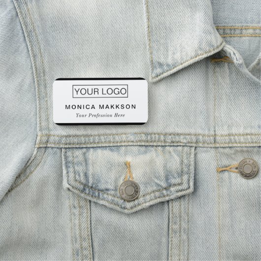 Aangepaste Logo-medewerker Magnetisch Naamplaatje (In situ)