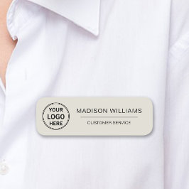 Aangepaste Logo-medewerker Magnetisch Naamplaatje
