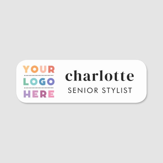 Aangepaste Logo Medewerker Magnetische of Safety P Naamplaatje (Voorkant)