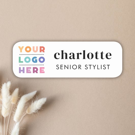 Aangepaste Logo Medewerker Magnetische of Safety P Naamplaatje