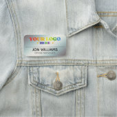 Aangepaste Logo Medewerker Magnetische of Safety P Naamplaatje (In situ)