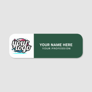 Aangepaste Logo Medewerker magnetische of veilighe Naamplaatje