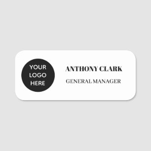 Aangepaste Logo Medewerker Magnetische of Veilighe Naamplaatje