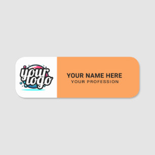 Aangepaste Logo Medewerker magnetische of veilighe Naamplaatje