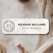 Aangepaste Logo Medewerker Magnetische of Veilighe Naamplaatje