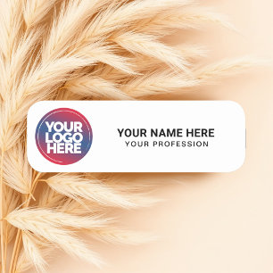 Aangepaste Logo Medewerker magnetische of veilighe Naamplaatje