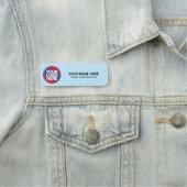 Aangepaste Logo Medewerker magnetische of veilighe Naamplaatje (In situ)