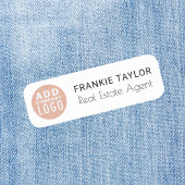 Aangepaste Logo Medewerker Magnetische Realtor Naamplaatje