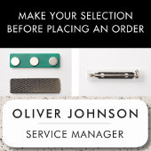 Aangepaste Logo Medewerker Magnetische Veiligheid Naamplaatje