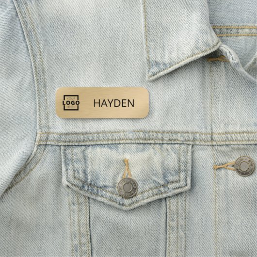 Aangepaste Logo Medewerker Magnetische Veiligheid  Naamplaatje (In situ)