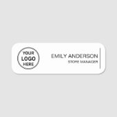 Aangepaste Logo Medewerker Magnetische Veiligheids Naamplaatje (Voorkant)