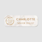 Aangepaste Logo Medewerker Magnetische Veiligheids Naamplaatje (Voorkant)