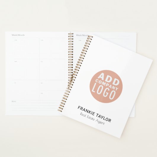 Aangepaste Logo Medewerker Makelaar Aangepast 2026 Planner (Display)
