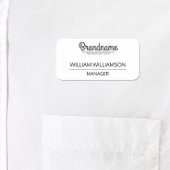 Aangepaste Logo-medewerker Naamplaatje